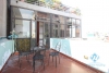 One bedroom apartment with big balcony for rent in Yen Phu, Tay Ho, Ha Noi